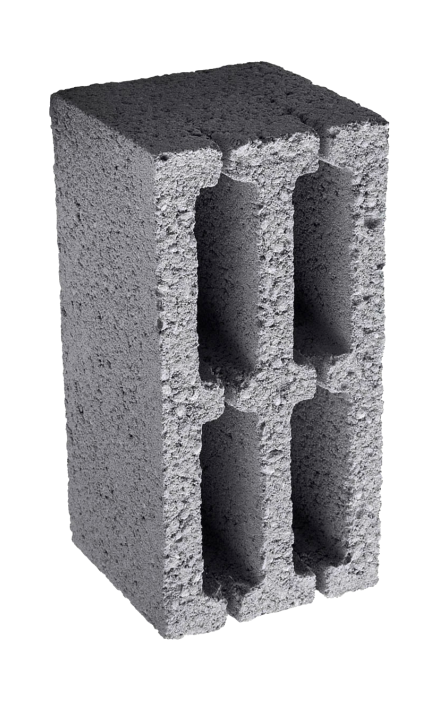 Блок керамзитобетонный четырехпустотный